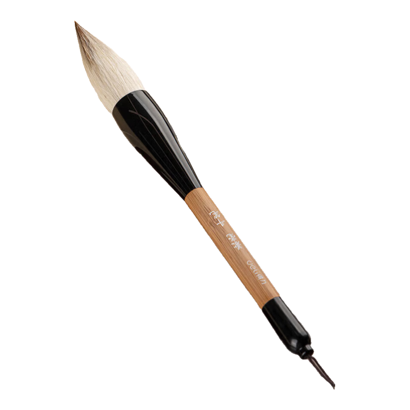 得力（deli）对联专用斗笔抓笔大号毛笔兼毫大字提斗 写春联福字斗方榜书国画初学者适用大楷书法特大号软笔