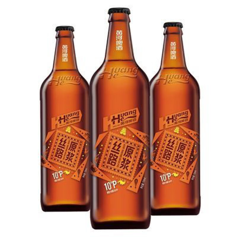 黄河啤酒丝路原浆700ml*6瓶装玻璃整箱21天短保原厂发酵 * 700ml 6瓶