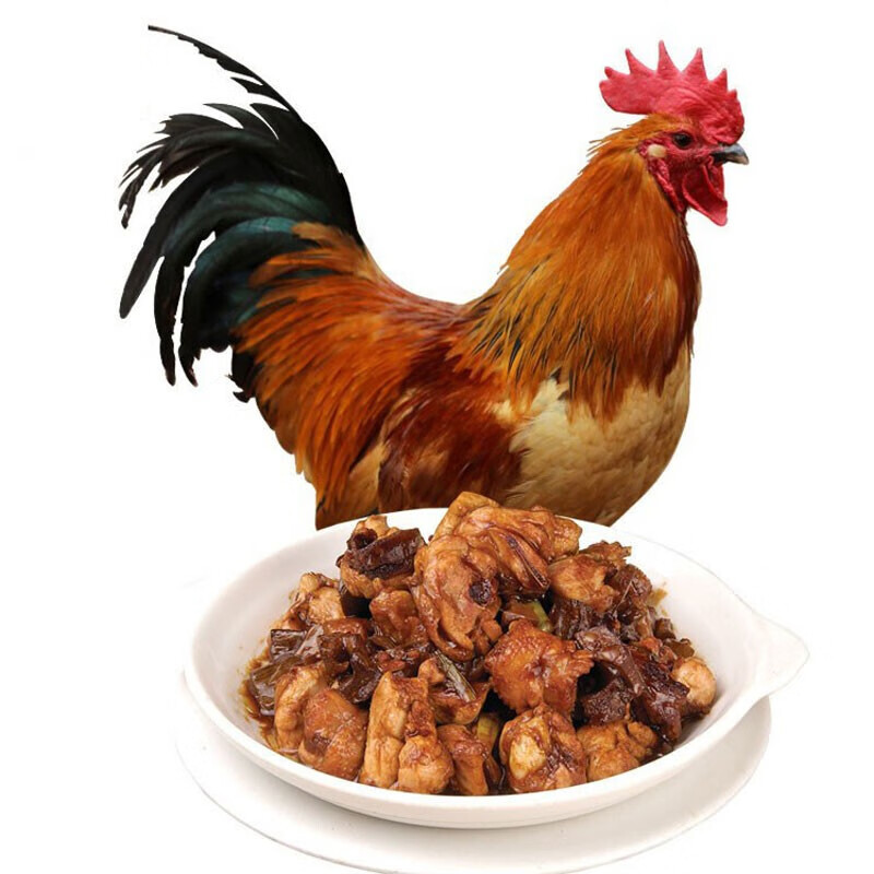 味巴哥新鲜大公鸡土鸡农家柴鸡笨走地现杀速冻带内脏净重2.5斤
