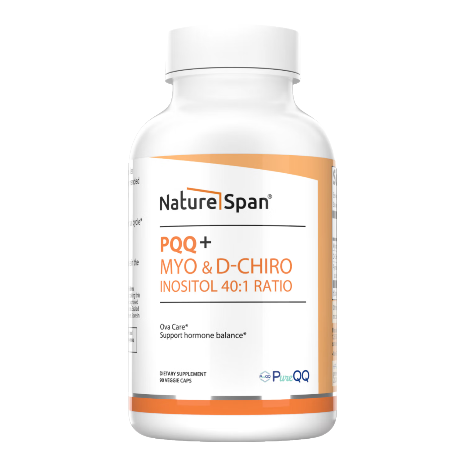 NATURESPAN肌醇40:1手性肌醇myo胶囊+pqq多囊卵巢备孕胰岛素平衡荷尔蒙美国