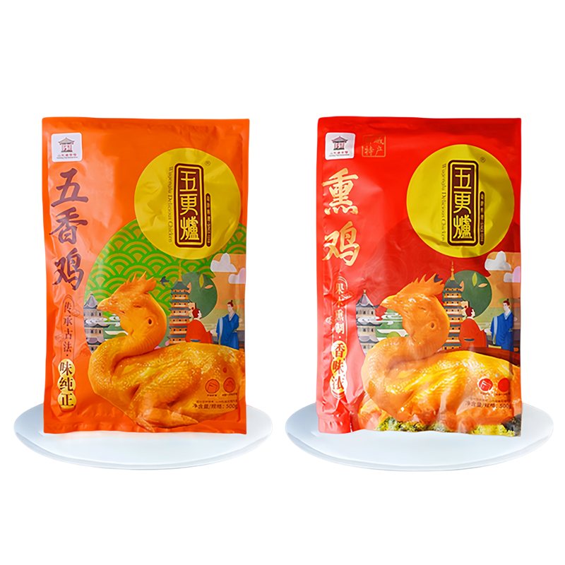 凤祥食品五更炉熏鸡整只山东聊城特产凤祥食品烧鸡即食肉熟食扒鸡清真
