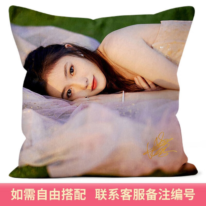米囹刘浩存明星周边抱枕头靠垫送你一朵小红花马小远双面来图定制礼物