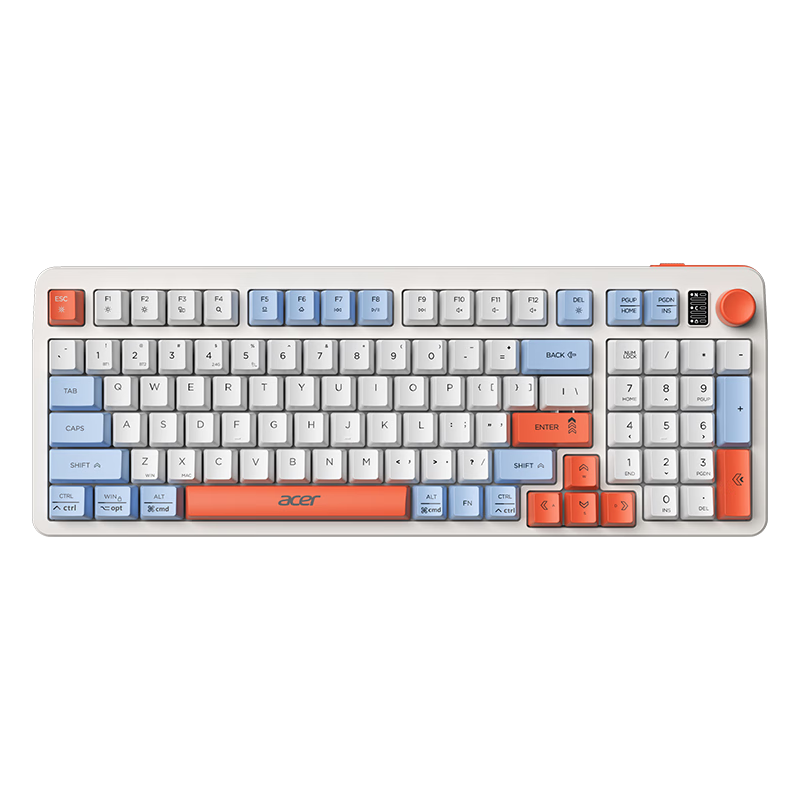 百亿补贴:白色(单键盘) 否 官方标配 有线小型游戏办公87键键鼠巧克力