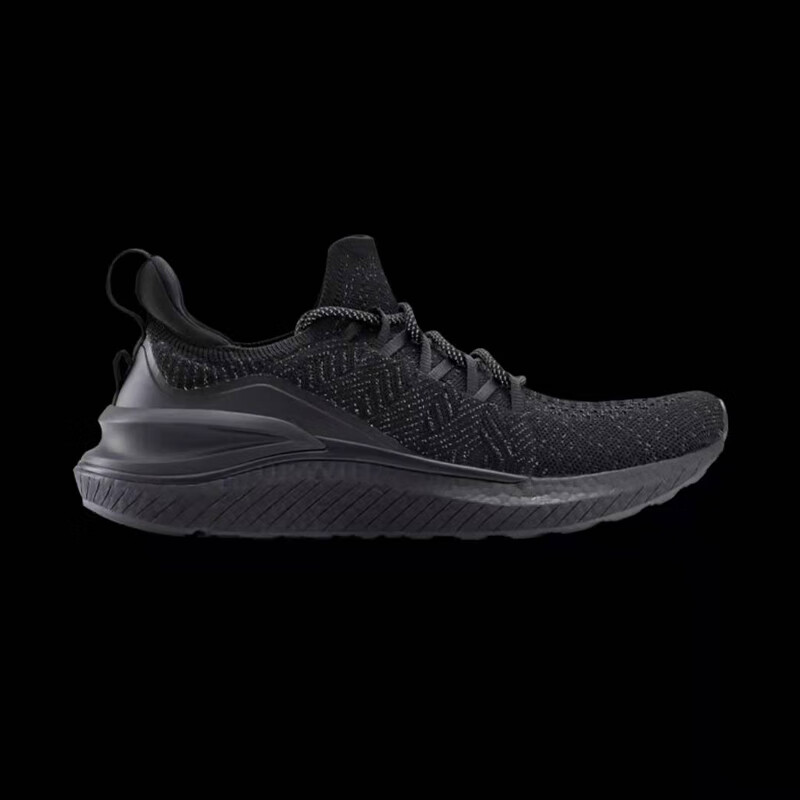 元素减震跑步鞋子繁星版男夜反光飞织休闲旅游鞋 4代升级繁星黑 43