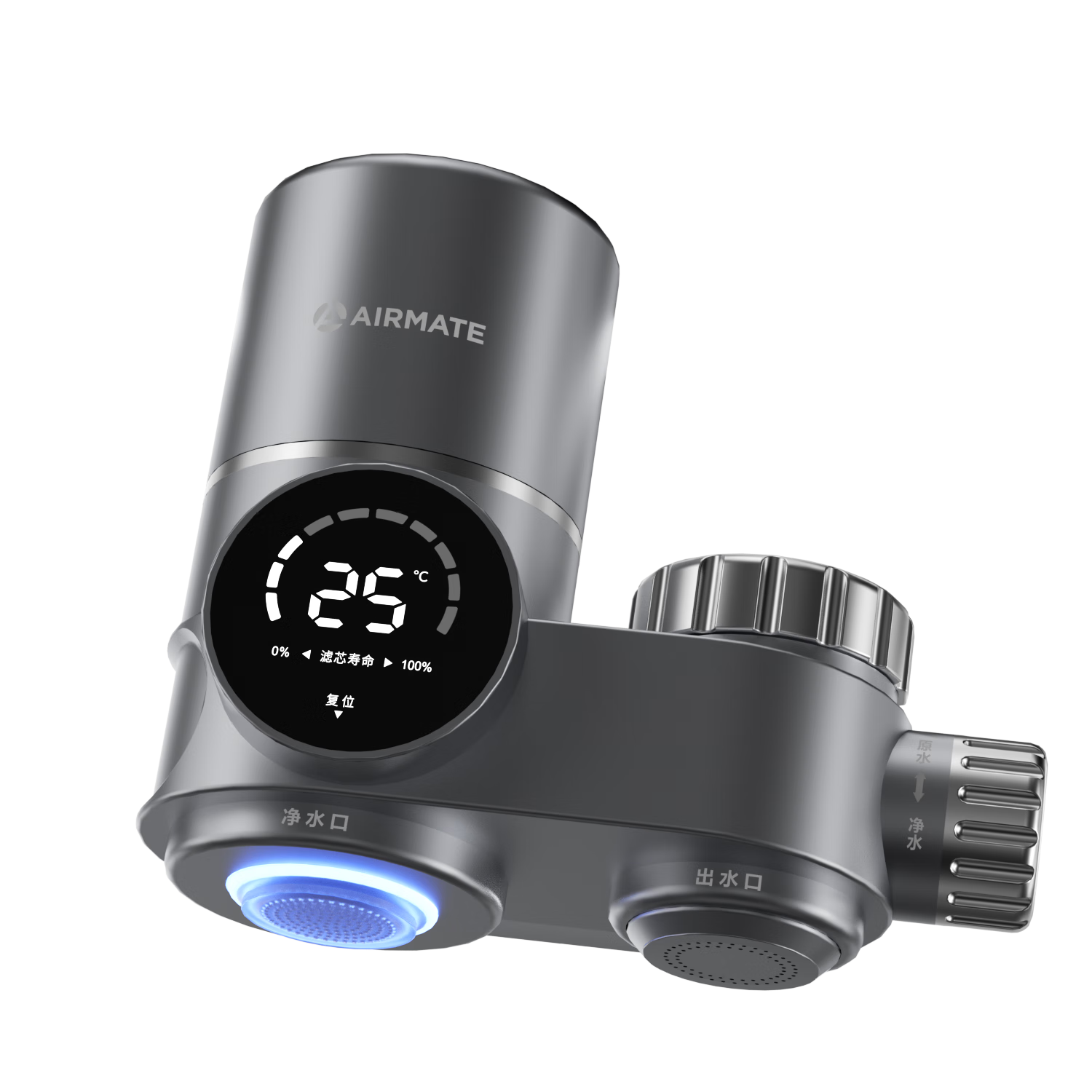 ���ڲ����������أ�AIRMATE����ˮ��ˮ��ͷ��������������ˮ��ˮ������������ǰ�ù������������Կ���ϴ��оT106��һ����о��