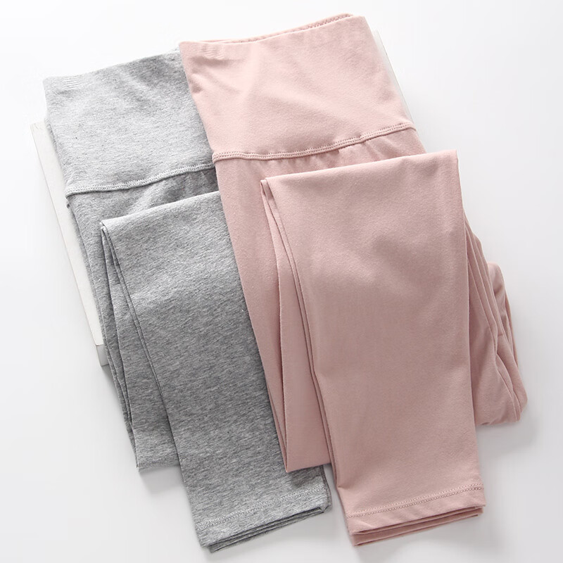 如恋高腰收腹新疆棉保暖裤修身收腰提臀打底裤秋冬棉质秋裤女士内衣 优雅黑 3XL