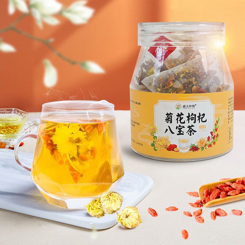 悦己(life)盛太和锦菊花枸杞茶红豆薏米茶花草茶代用茶熬夜养生 菊花