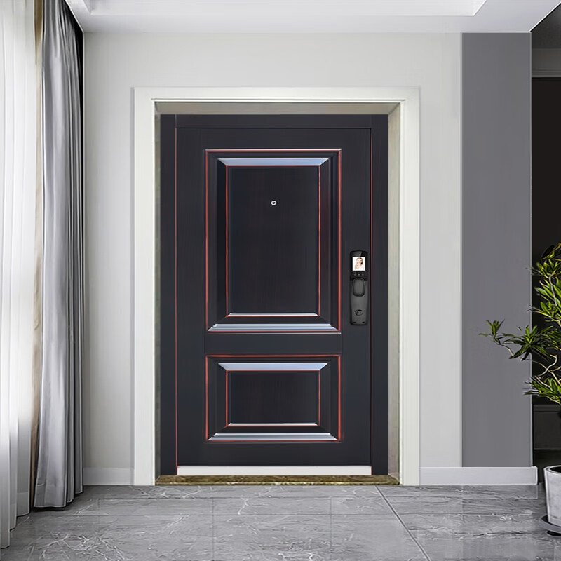 新款防盗门通风 入户门防盗门进户门家用带气窗亮窗庭院防晒通风 2050