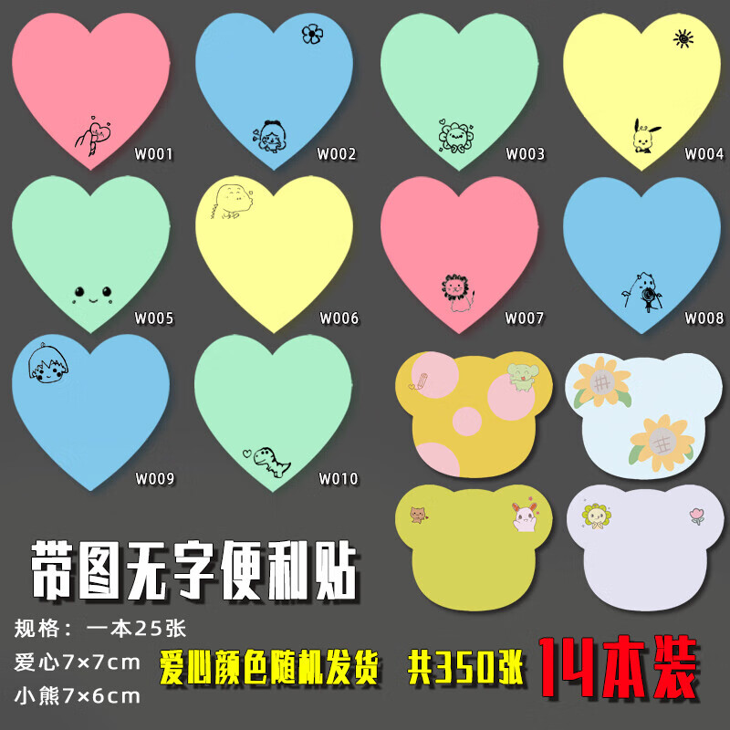 二维码logo五星好评价餐饮奶茶店创意暖心祝福贴纸 带图无字便利贴 14