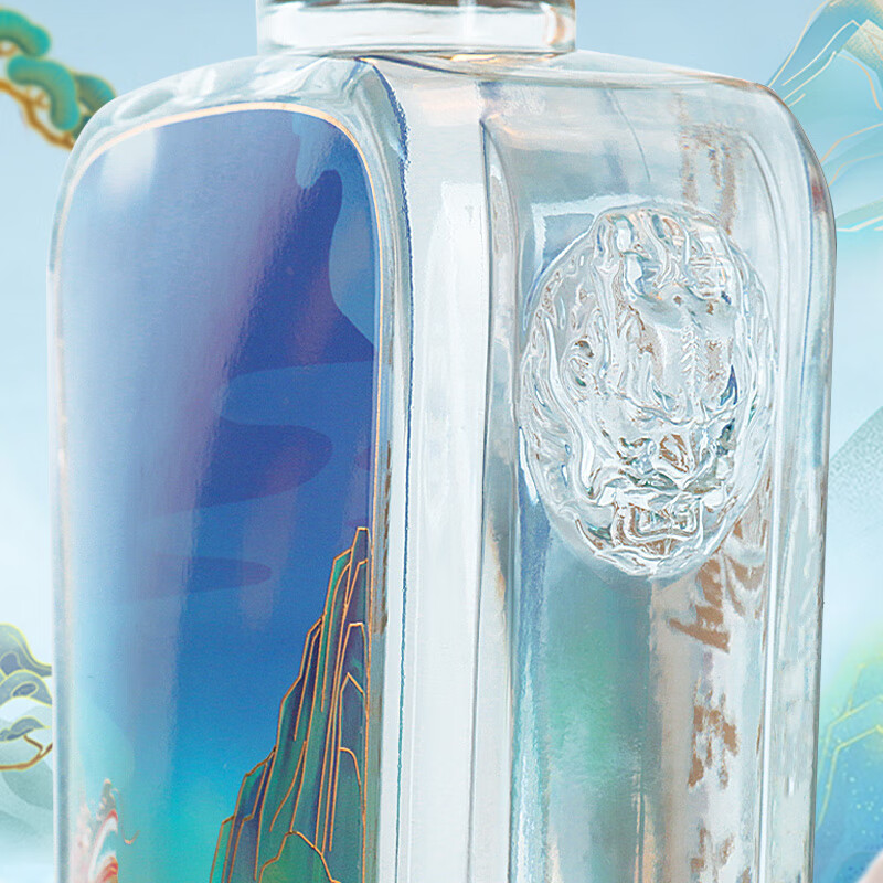 泸州老窖股份出品 泸州福福之韵 浓香型白酒 纯粮食酿造 龙年生肖礼盒 52%vol 500mL 2瓶