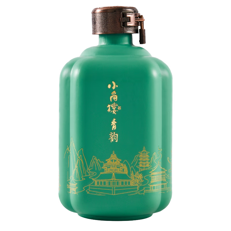 小角楼青韵固态纯粮食口粮酒 52度浓香型白酒1.5L大坛礼盒白酒 中秋送礼 52%vol 1.5L 1坛