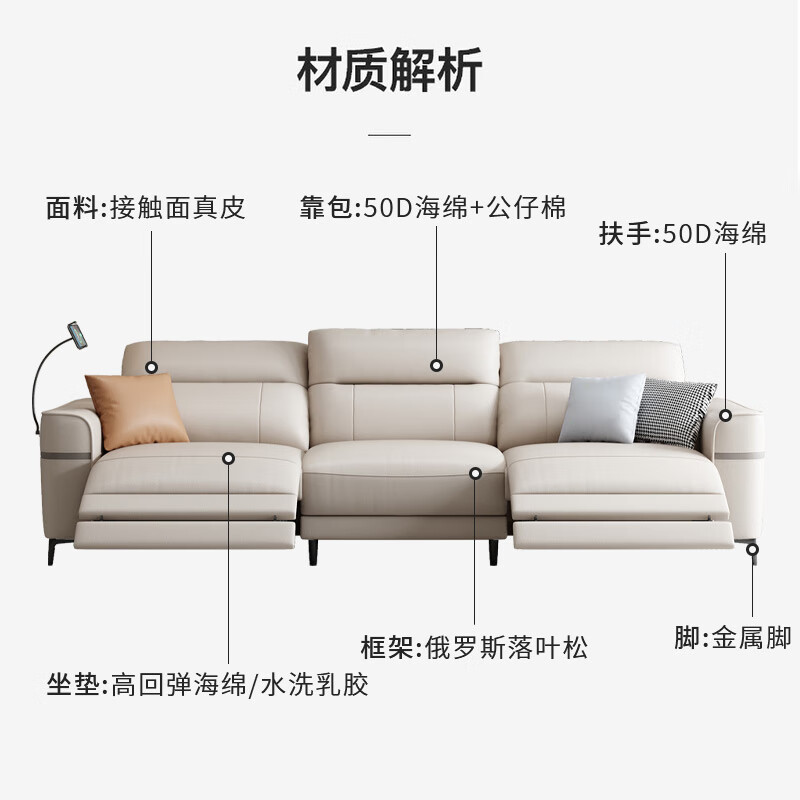 电动沙发哪个牌子好？测评这9款，舒适享受，智能调节更轻松-图片4