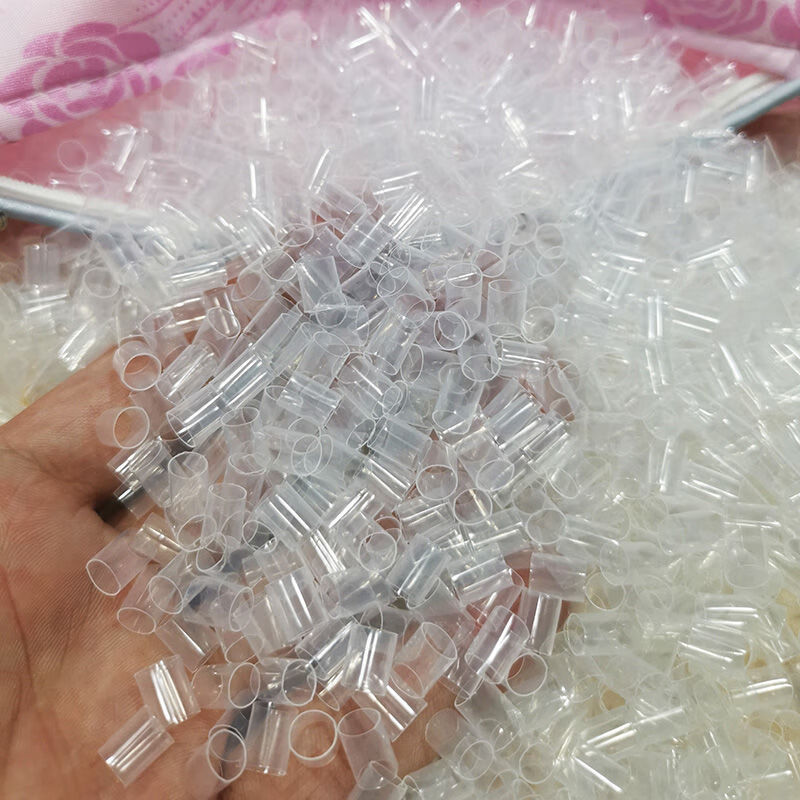 pe软管中空管pe管护颈枕头填充物内芯定型枕芯透 2/斤装 6*8毫米掌柜