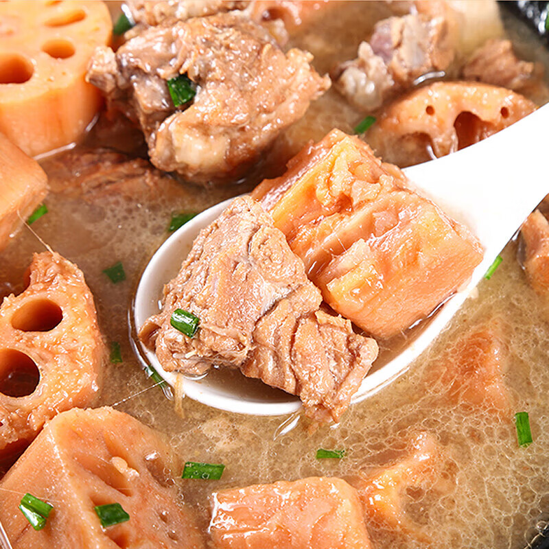 65kg 湖北特产粉藕汤 加热即食 速食汤半成品菜方便菜