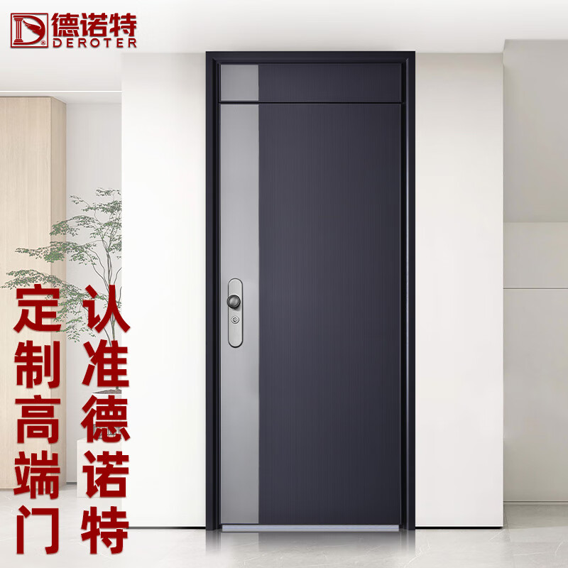 德诺特德诺特防盗门甲级家用入户门简约现代平板进户门c级锁芯非标