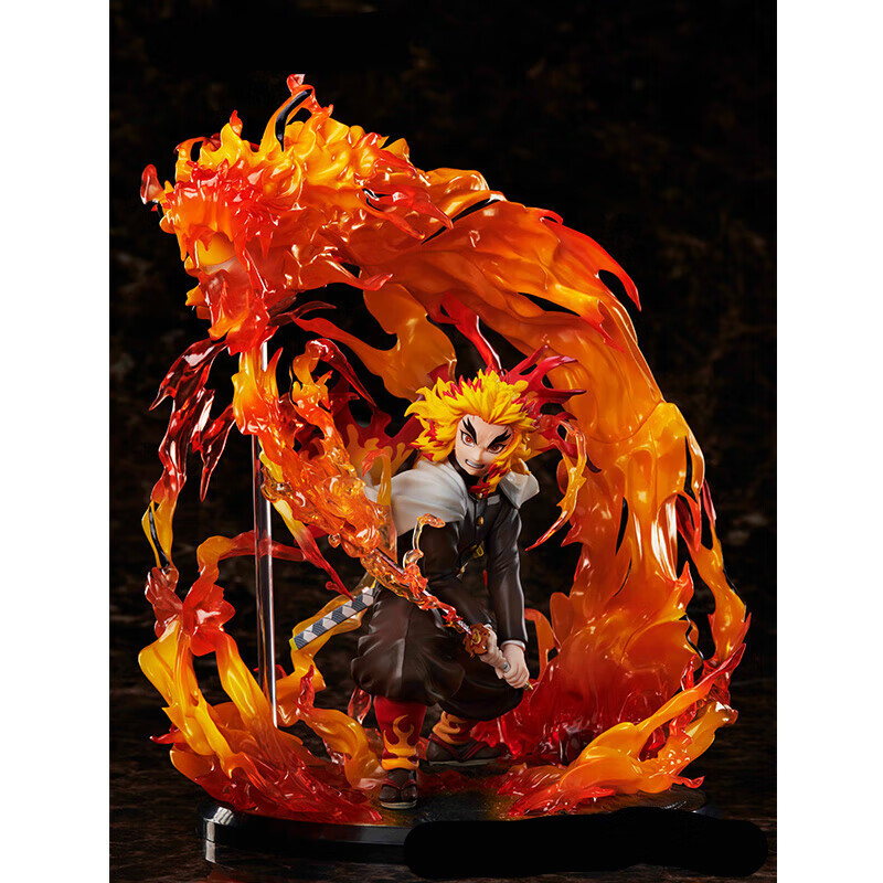 初灿鬼灭之刃炼狱 炎之呼吸九之型奥义 1/8规格手办 炎之呼吸九之型