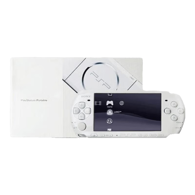 索尼（SONY）全新港版原裝PSP3000掌機(jī) psp掌上游戲機(jī) GBA街機(jī)FC童年復(fù)古懷舊 珍珠白 PSP3000(06)港版 港版 套餐二