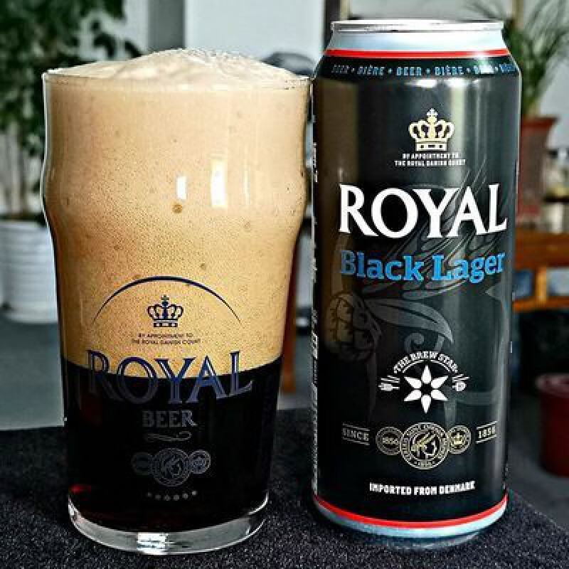 皇家(royal)丹麦啤酒原装进口500ml*24罐装royalpk德国黑啤酒 500ml