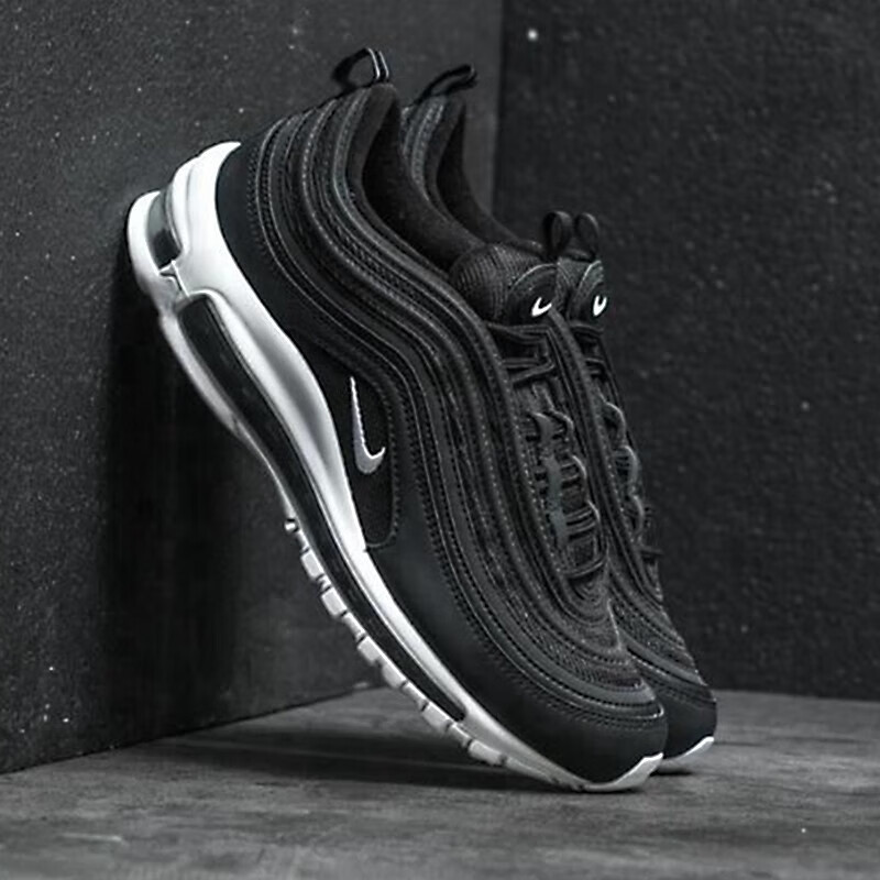 max 97子弹头减震跑步鞋921826-0 921826-001黑白配色反光 39