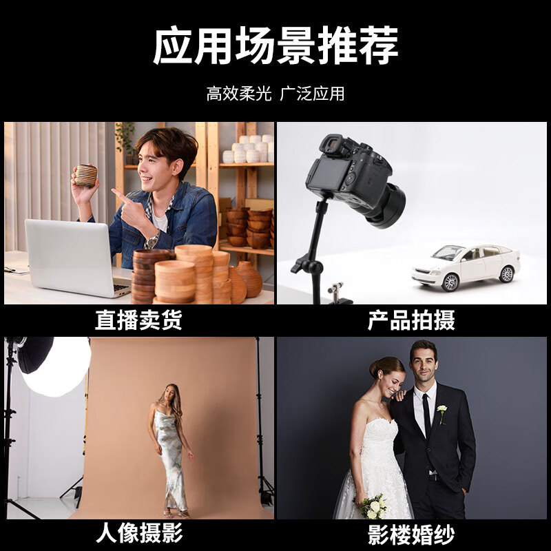 TARION图玲珑抛物线柔光箱球形柔光罩直播摄影视频补光灯方形格栅柔光箱保荣卡口通用型球形柔光箱 快拆球形 SP-65