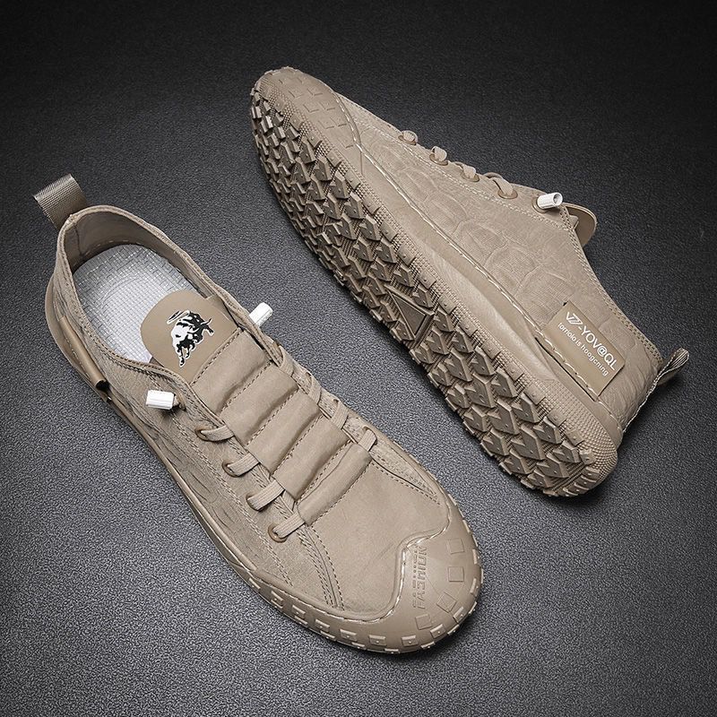 skgoldy男鞋劳保冰丝鞋子男士韩版潮流防臭耐磨工地干活运动板鞋 208