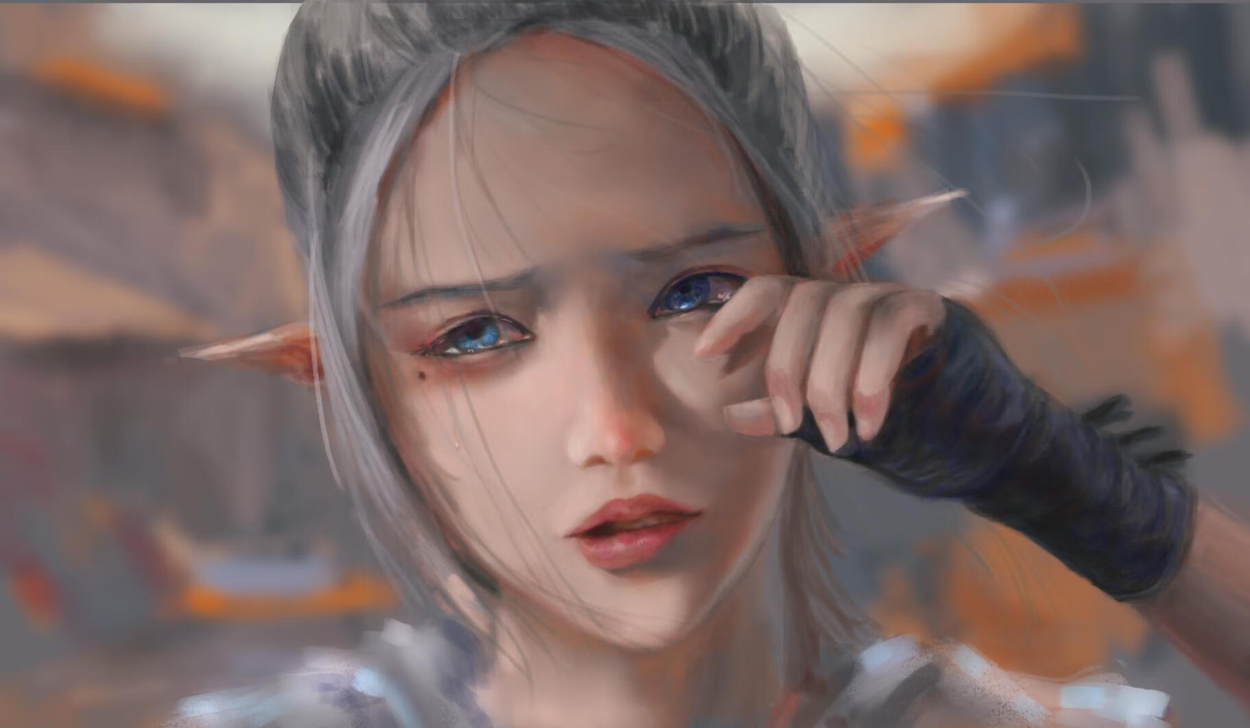 2张精美主题书签】   鬼刀画册wlop个人插画作品集 画集 艺术绘