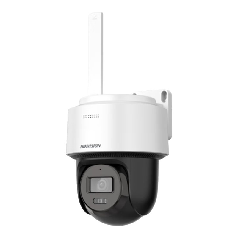 海康威視（HIKVISION）無線攝像頭室內(nèi)外家用監(jiān)控套裝 400萬高清全彩夜視網(wǎng)絡(luò)攝像機家庭wifi戶外探頭手機遠程監(jiān)控器設(shè)備 1臺【400萬+對講+追蹤】2Q140MY-T/W 送無線錄像機+送內(nèi)