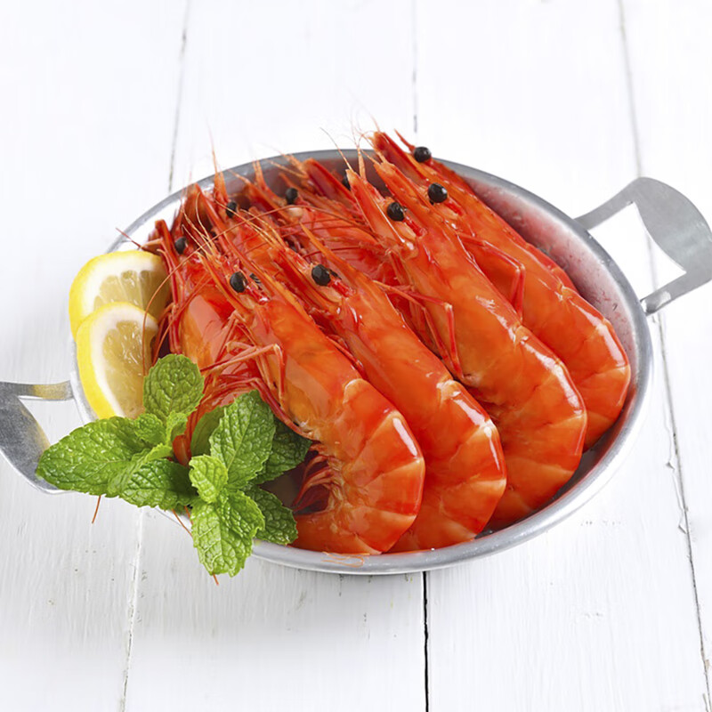 帝皇鲜 手掌大活冻泰国黑虎虾400g(约8-12只) 每盒 400g