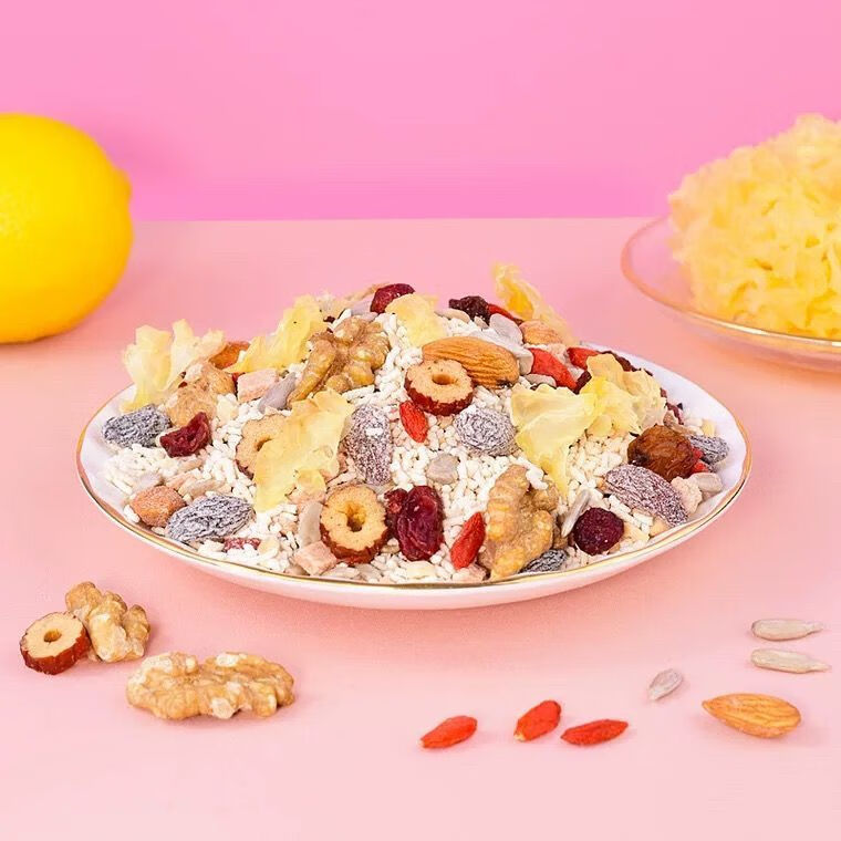 内廷上用燕窝坚果银耳羹坚果水果轻食代餐速溶冲饮免煮正宗藕粉羹早餐食品 燕窝坚果银耳羹4