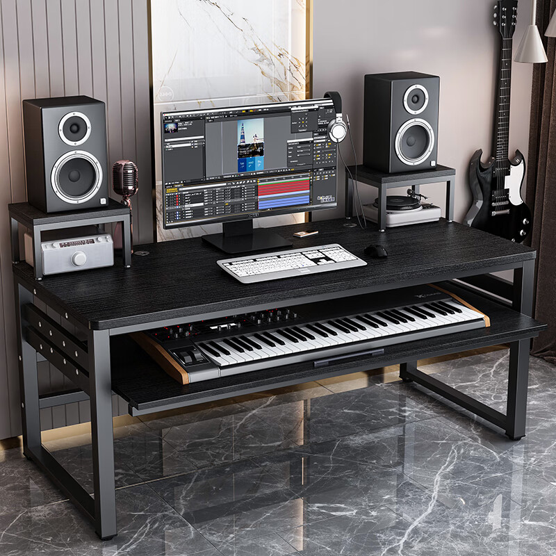 月康曼编曲工作台midi键盘桌电子琴桌架电钢琴编曲台音乐工作制作琴桌子 其他颜色下单备注颜色可以搭配