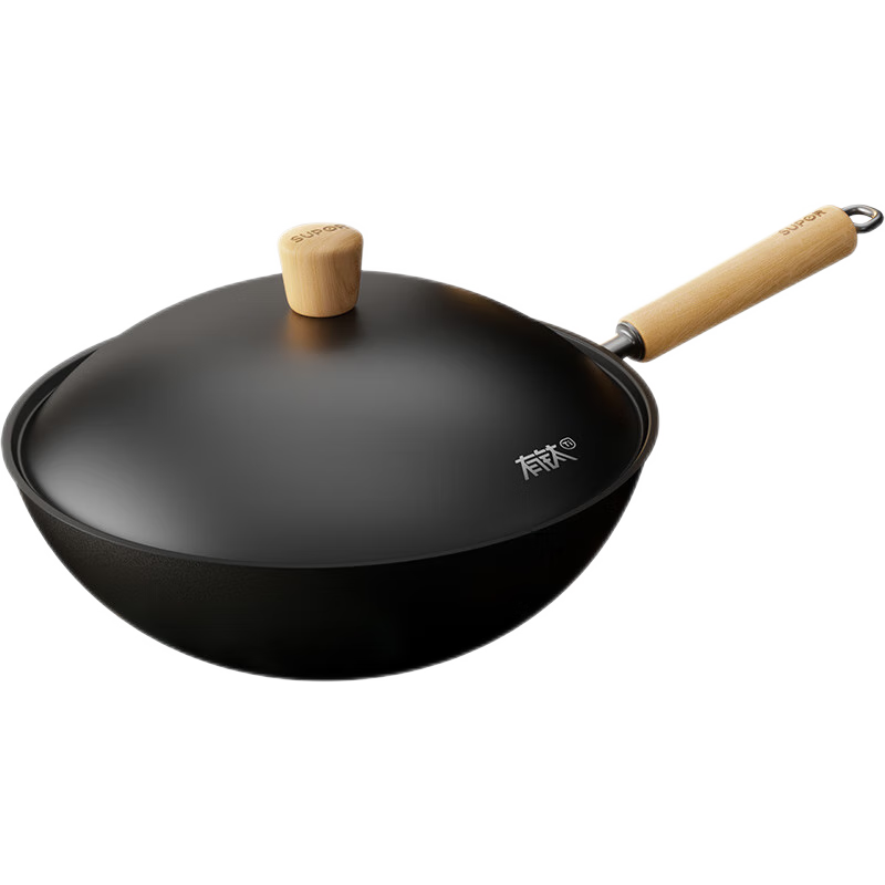 ���ڲ������ղ�����SUPOR��������������ճ��Ϳ�㳴�˹�����������ʽ��������ȼ�����¯ͨ�� �ʺ�2-4�ˡ��⿪���� 32cm