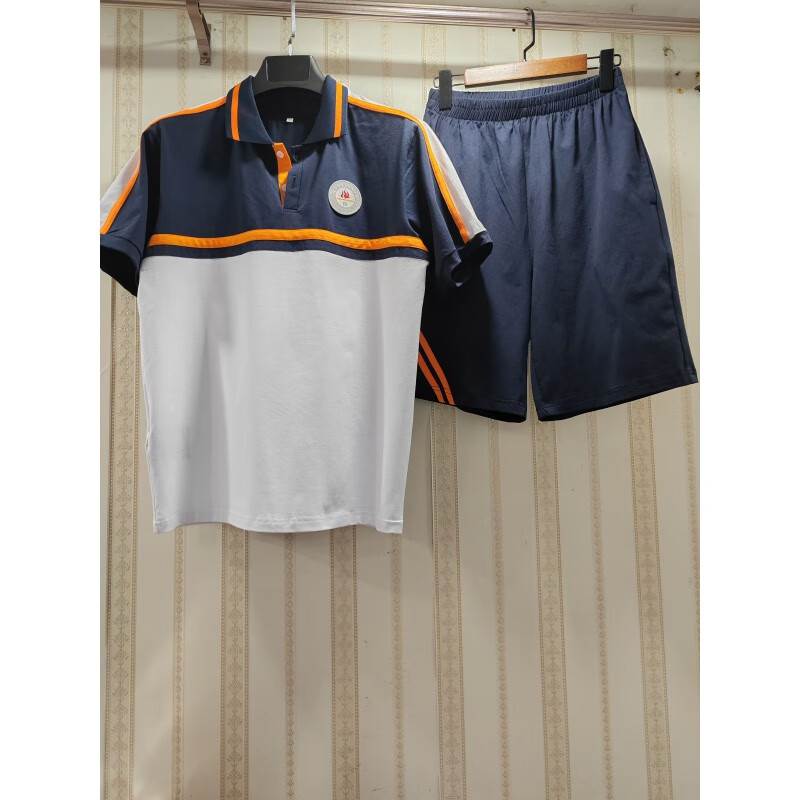 席佰北京24中校服初中夏季校服立领圆领北京二十四中校服来图订做 一