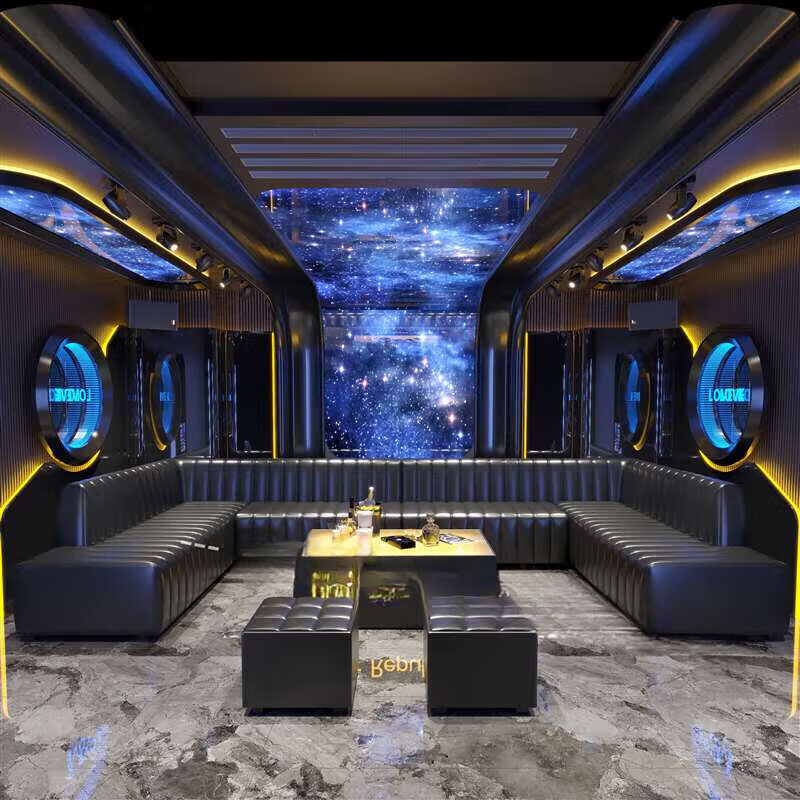 ktv沙发定制清吧酒吧k歌夜总会所包厢定制ktv沙发酒吧清吧k歌沐足 深