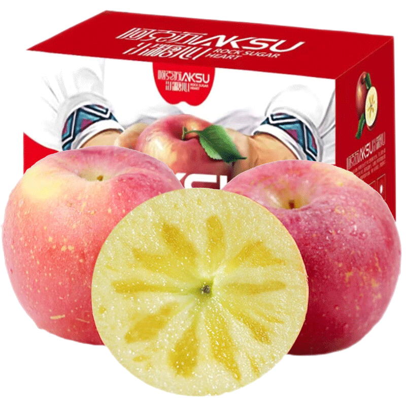 阿克苏苹果正宗阿克苏冰糖心苹果大果整箱10斤新鲜水果专区时令红富士 10斤装 精选一级果 单果70-80mm
