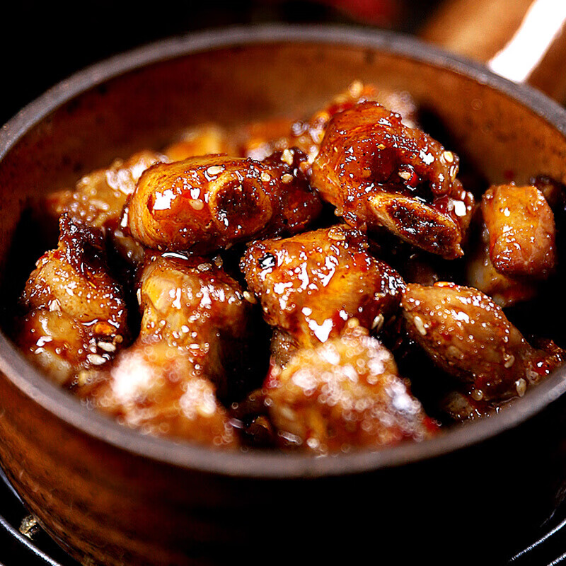 虎钢馋私房菜四川特产零食小吃熟食麻辣香辣红烧排骨卤味下酒菜150g