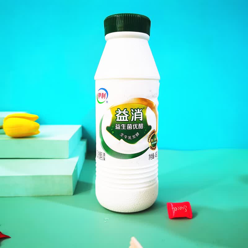 伊利益消酸奶原味红枣酸奶450g*5/8瓶风味酸奶发酵乳酸奶桶酸奶 原味5