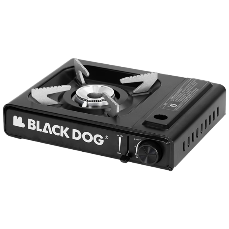 black dog黑狗卡式炉3100W大功率户外露营炉具防爆卡磁瓦斯炉燃气炉 夜幕黑