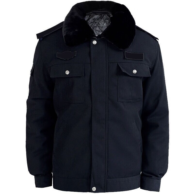 泰载单位分发冬季执勤服大衣棉衣短款交巡夹克男女防寒加厚外 165/88