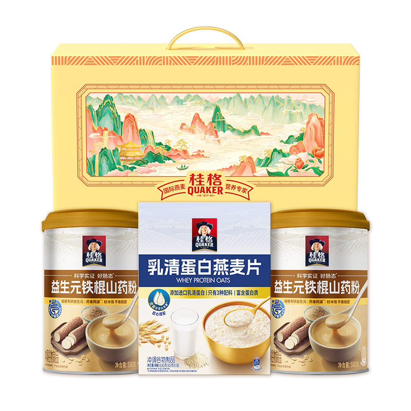 QUAKERУɽҩ500g*2+嵰630g*1ţ ҩʳͬԴ132.3Ԫ