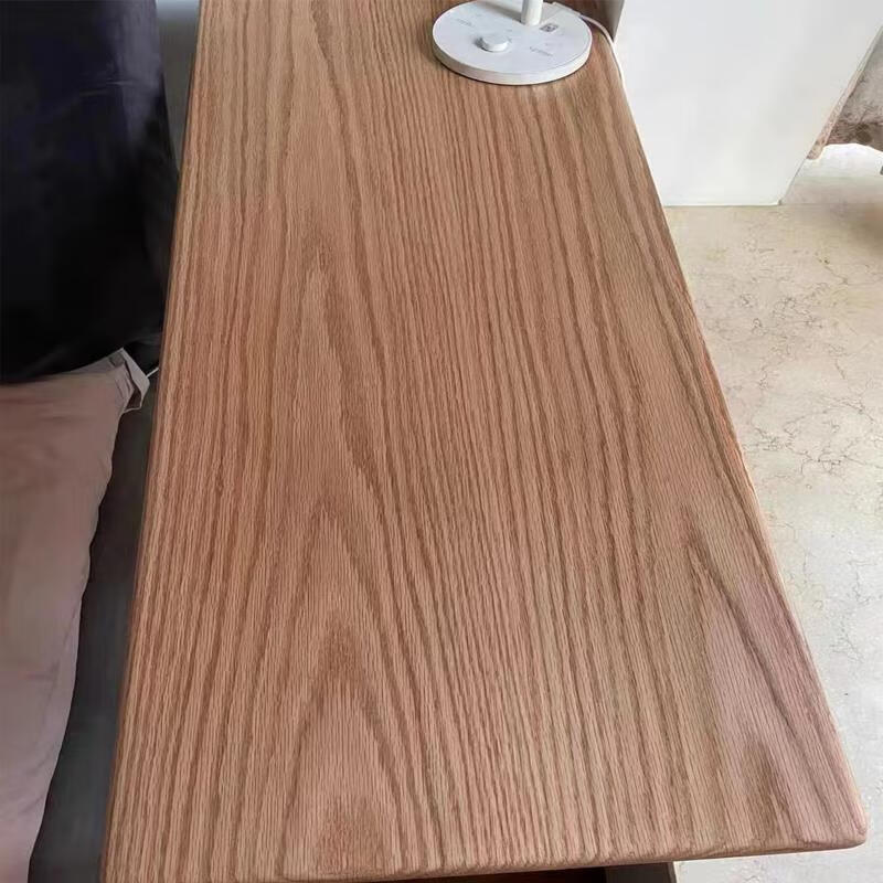 妙普乐实木桌面纯实木 红橡木桌板实木转角桌面餐桌书桌原木板材樱桃木 红橡木板