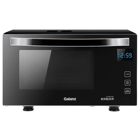 PLUS会员：格兰仕/Galanz 23升平板式变频微波炉 G90F23MSXLV-A7(B3) 