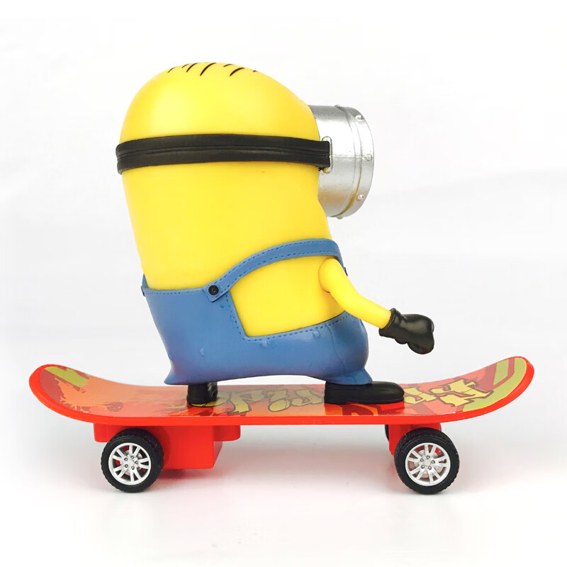 神偷奶爸正版授权小黄人惯性回力耐摔滑板车肯德基玩具环球影城纪念品  回力滑板车CD28C