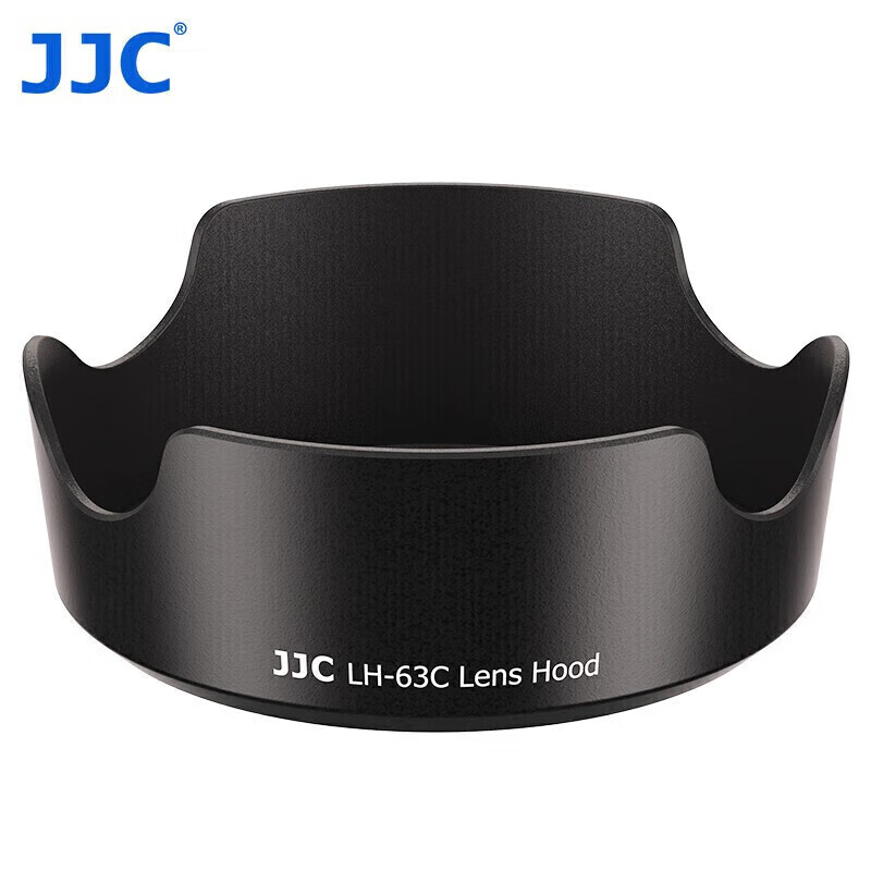 JJC 适用佳能RF 24-50遮光罩58mm镜头R5 R6二代 R7 R8 R10 R50 RP相机配件EF-S 18-55 STM镜头850D