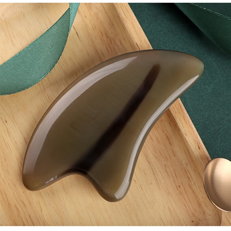 良工好物刮痧板头部刮痧板面部美容三件套天然水牛角眼部拨筋棒脸