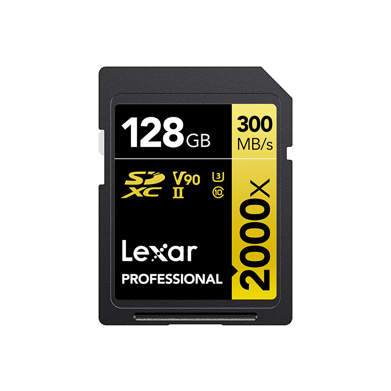 Lexar 雷克沙 PROFESSIONAL SD存储卡 128GB（UHS-II、V90、U3)