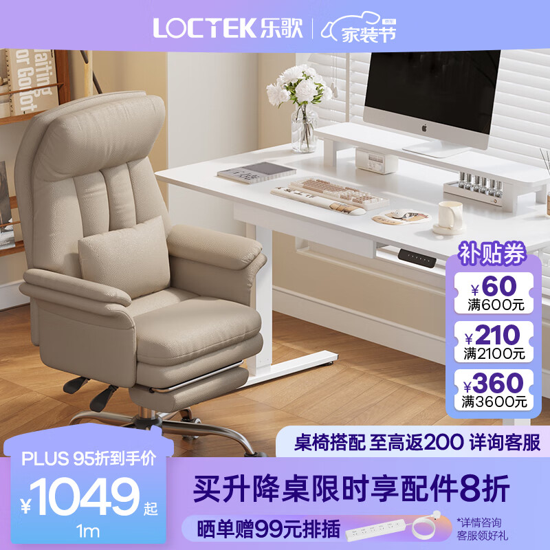 乐歌（Loctek） 电动升降桌智能电脑桌简约工作站立办公家