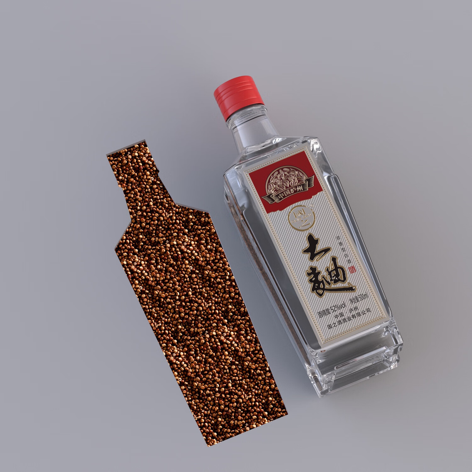 国之(GUOZHI)国之大曲 浓香型白酒 纯粮酒国标优级 自饮送礼 非遗文物窖池酿造 52度 500mL 6瓶 整箱装