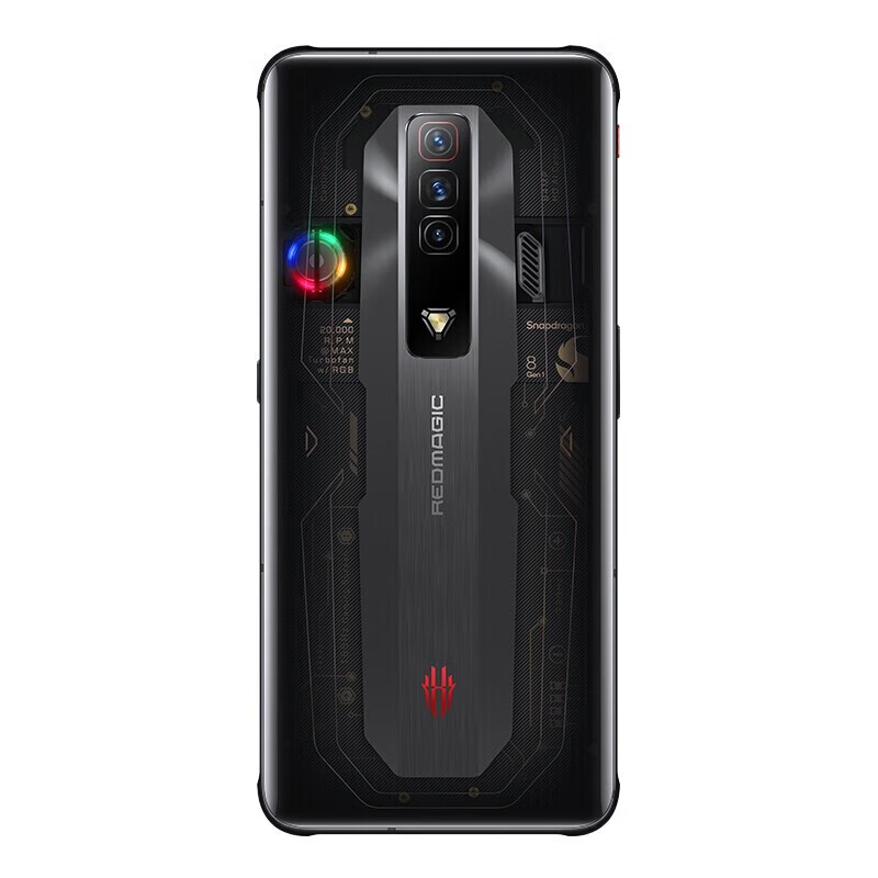 努比亚 Nubia 红魔7 / 7Pro 二手5G手机 第一代骁龙8 165Hz魔冷散热 游戏电竞 【红魔7】氘锋透明 12GB+256GB【赠3C认证快充】 95新