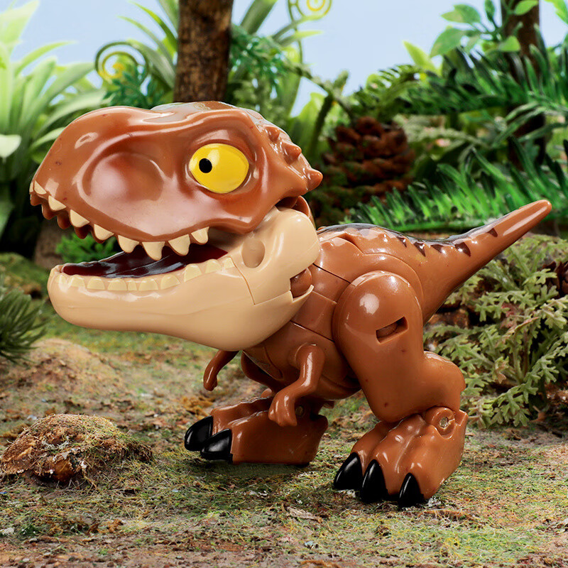 animation)q版萌趣变形机甲恐龙下蛋玩具套装 8286霸王龙