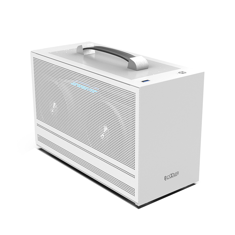 超頻三（PCCOOLER）蜂鳥(niǎo)1 I100W PRO 白色 mini ITX小機(jī)箱（便攜式手提/支持SFX電源/17*17CM以內(nèi)主板）